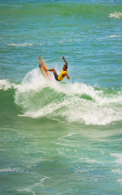 surfer riding waves at surf camp nicaragua