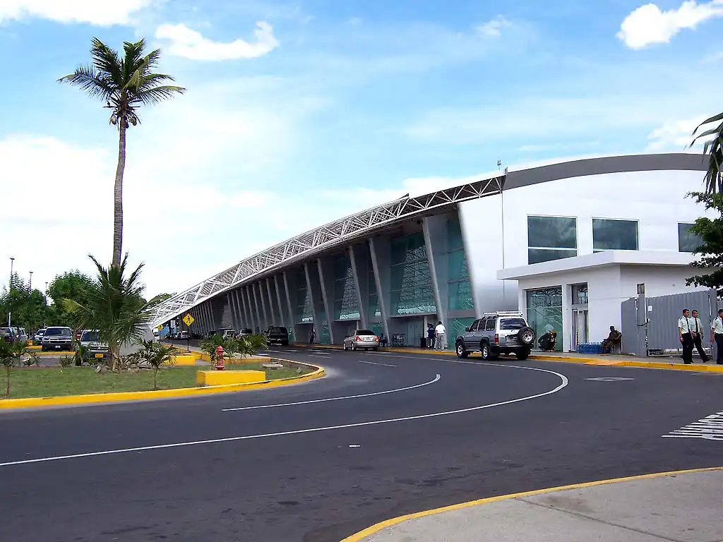 Arrivals hall at Managua airport MGA the main entry point for traveling to Popoyo Nicaragua